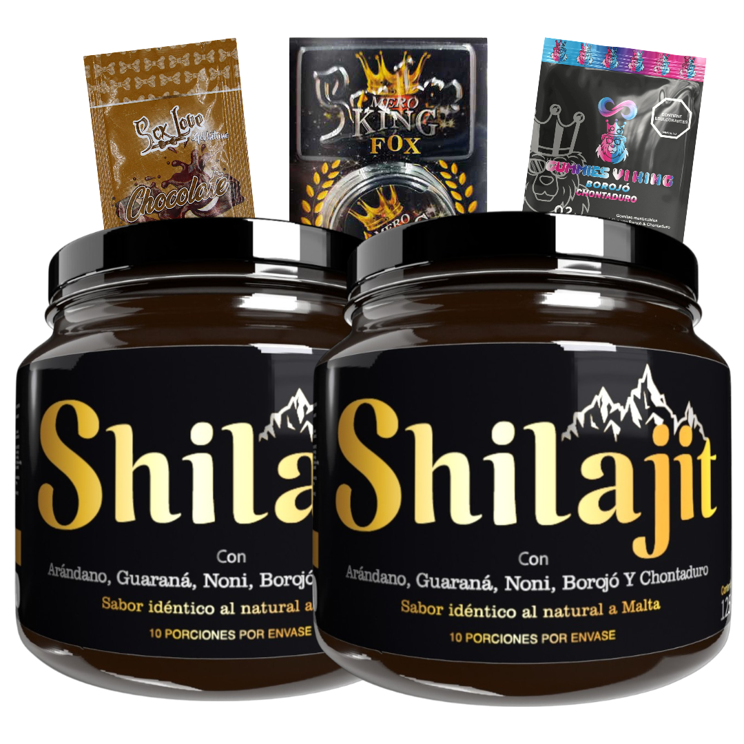 Shilajit x2 +Gummies +Sachet +Mero king
